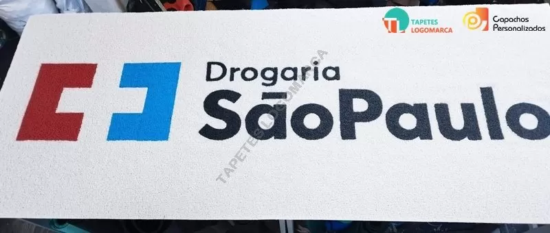 Tapetes personalizados para drogaria